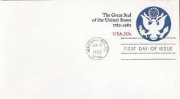 Verenigde Staten  Postwaardestukken Omslag1e Dag Stempel Jun-15-1982 (9198) - 1981-00