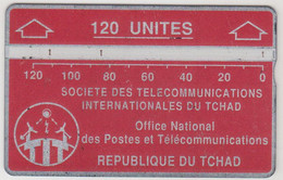 CHAD - Red 120 Units, CN :009B, Tirage 8.000, Used - Tchad