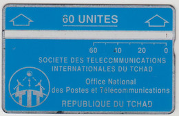 CHAD - Blue 60 Units, CN :004C, Tirage 8.000, Used - Tchad