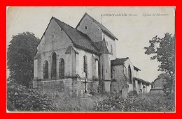 CPA (51) COURTISOLS.  Eglise St-Memmie...P148 - Courtisols