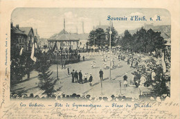 LUXEMBOURG - ESCH SUR ALZETTE - Place Du Marché - Manège- Voyagée -  ( Lux-38) ) Voir Scans Recto Et Verso - Esch-Alzette