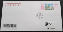 China Covers,The First Day Of The 2022 Double Ninth Festival (Zhangjiagang, Jiangsu) With Color Postage Machine Stamp - Gebruikt
