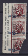 Heraldieke Leeuw Nr. 315 ( 2 X )  TYPO PREO Nr. 318 " VERSCHOVEN OPDRUK "  BRUXELLES 1937 BRUSSEL  ** MNH  ! - Typo Precancels 1929-37 (Heraldic Lion)