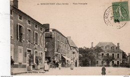 MONCOUTANT PLACE PRINCIPALE 1924 TBE - Moncoutant