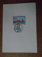 D190998  Hungary  Amerika Felfedezése - 1992 Commemorative Handstamp On A Sheet Of Paper - Stamp : Árvíz Flood - Altri & Non Classificati