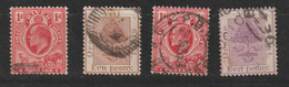 5652 LOT DE 4 TIMBRES - ORANGE STATE Orange River Colony Orange Staat - Oranje Vrijstaat (1868-1909)