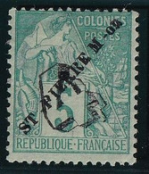 St Pierre Et Miquelon N°50 - Neuf * Avec Charnière - Petit Pelurage Sinon TB - Unused Stamps