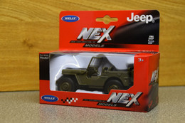 43723 MA GN Welly NEX Willys JEEP Militair MB 1941 Scale 1:43 - Welly