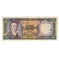 Billet, Équateur, 500 Sucres, 1988, 1988-06-08, KM:124Aa, TB+ - Ecuador