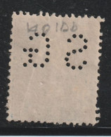 5FRANCE 118 // YVERT 140 A)  (PERFORÉ= SG) // 1907-20 - Gebraucht