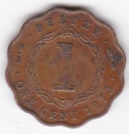 Belize 1 Cent 1973 Elizabeth II , En Bronze , KM# 30 - Belize