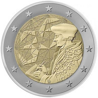 Lituania 2 Euros Conmemorativa 2022 35º Aniversario Del Programa Erasmus SC UNC - Lithuania