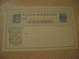 5 Aur Rjefspjald Island Postal Stationery Card ICELAND - Interi Postali