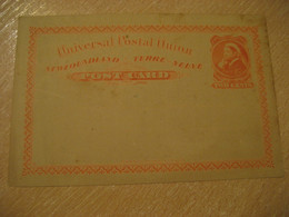 Two Cents Post Card NEWFOUNDLAND Terre-Neuve Postal Stationery Card Canada - Enteros Postales