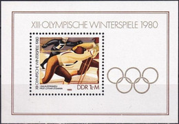 DDR 1980 Mi-Nr. Block 57 ** MNH - 1971-1980