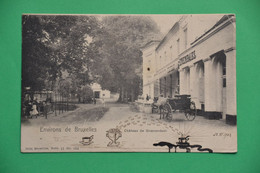 Groenendael 1903: Le Château De Groenendael Très Animée Avec Calèche. - Hoeilaart