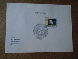 D191049   Hungary  Commemorative Handstamp  - Postaegyezmény -Convention Postale  1991  - Budapest - Autres & Non Classés