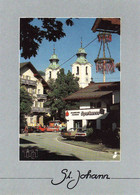 Austria > Tirol,  St. Johann In Tirol, Kirche, Sparkasse,Bezirk Kitzbühel, Used 1994 - St. Johann In Tirol