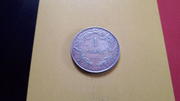 BELGIQUE ALBERT PREMIER 1 FRANC 1913 ARGENT/ZILVER/SILBER/SILVER COTES : 5€-10€-15€-25€ - 1 Frank