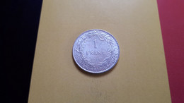 BELGIQUE ALBERT PREMIER 1 FRANC 1914 ARGENT/ZILVER/SILBER/SILVER COTES : 5€-10€-15€-25€ - 1 Frank