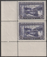 423 - 1932 - Ferrovia Rimini-San Marino L. 1,25 Stampato Coppia Orizzontale In Violetto Anziché In Azzurro Scuro E MNH - Variétés Et Curiosités