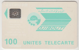 DJIBOUTI - Blue Logo 100, CN: 33549, 100 U, Used - Djibouti