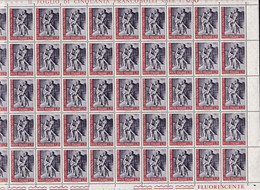 1968 Italia Italy Repubblica GONZAGA 50 Serie In Foglio MNH** Sheet - Hojas Completas