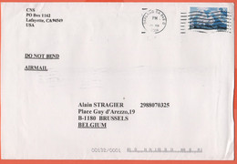 STATI UNITI - UNITED STATES - USA - US - 2004 - 80 Mount McKinley - Medium Envelope - Viaggiata Da Oakland Per Bruxelles - Lettres & Documents