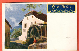 ZRX-10  Moulin De Saint-Blaise Litho De Attinger NC - Saint-Blaise