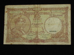 BELGIQUE - 20 Vingt Francs- Twintig Frank 1941 - Nationale Bank Van Belgie **** EN ACHAT IMMEDIAT ****. - Other & Unclassified