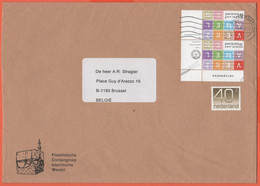 OLANDA - NEDERLAND - Paesi Bassi - 2003 - 3 Stamps - Medium Envelope - Viaggiata Da Rotterdam Per Brussels, Belgium - Brieven En Documenten