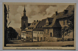 CPA Scheibenberg I. Erzg. Blick Nach Dem Marktplatz, Rathaus, Pfarre. Allemagne - Scheibenberg