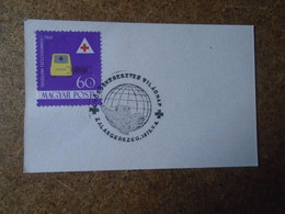 D191115 Hungary  -Commemorative   Handstamp  - World Red Cross Day Journée Mondiale De La Croix-Rouge ZALAEGERSZEG 1975 - Otros & Sin Clasificación