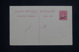 BELGIQUE - Entier Postal Surchargé 10 Cent Illustré Paquebot, Non Circulé - L 132592 - Cartes Paquebot