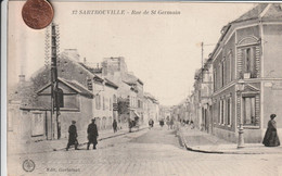 78 -  Carte Postale Ancienne De SARTROUVILLE    Rue De Saint Germain - Sartrouville