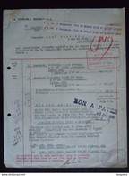 1935 La Vinicola Iberica Tarragona Facture Vente De Vin à Aimé Gantiez La Louvière Belgique - Spagna