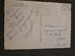 LETTRE CARTE Poste Aux Armées 1961 AFN  CARTE EL DJEZAIR - Sonstige & Ohne Zuordnung