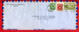 1948 - Lettre De Tonroto Pour Paris - Tp Yt N° 205 + 209 + 220 - Brieven En Documenten