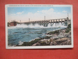 Power House And Dam At Lock # 12 On Coosa River  Alabama    Power Co.   Ref 5794 - Other & Unclassified