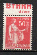 Col25 Bande Publicitaire PUB N° 283 Type III Neuf XX MNH Cote 8,00 € - Unused Stamps