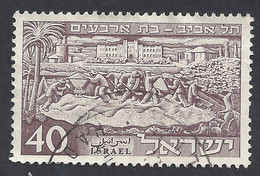 ISRAELE 1951 - Yvert 36° - Tel-Aviv | - Gebruikt (zonder Tabs)