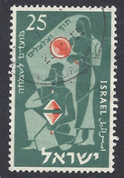 ISRAELE 1955 - Yvert 92° - Nuovo Anno | - Used Stamps (without Tabs)