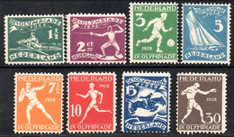 1115.NETHERLANDS,1928 OLYMPIC GAMES,MICH.205-212,SC. B25-B32 MH,VERY FRESH. - Ungebraucht