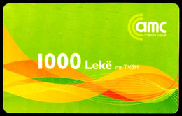 SCHEDA TELEFONICA PHONECARD USED ALBANIA MOBILE COMPANY LOGO 1000 L 23/11/2011 - Albanie