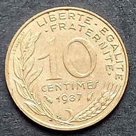 Pièce De 10 Centimes Marianne 1987 - 10 Centimes