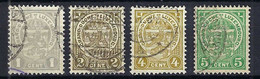 LUXEMBOURG 1907-19: Lot D' Obl. CAD - 1907-24 Ecusson