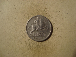 MONNAIE ESPAGNE 5 CENTIMOS 1941 - 5 Céntimos