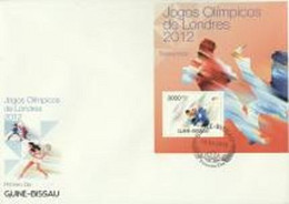 Guinea Bissau 2012, Olympic Games In London, Judo,Taekwondo, BF In FDC - Zonder Classificatie