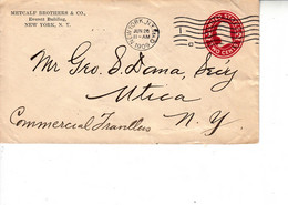 STATI UNITI  1909 -  New York To Utica - 1901-20