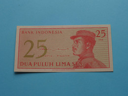 50 LIMA PULUH SEN & 25 DUA PULUH LIMA SEN Bank Indonesia ( For Grade, Please See Photo ) UNC ! - Indonésie